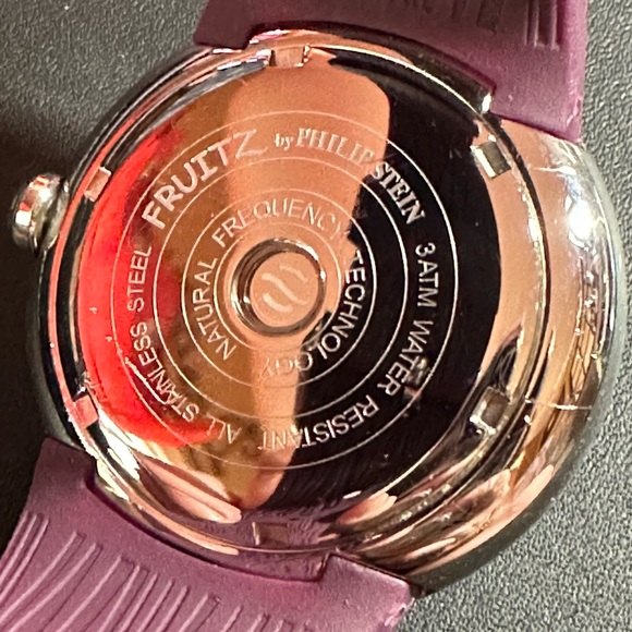 Philip Stein Fruitz Natural Frequency Tech, Stainless Steel, Silicone Band - Picture 3 of 4